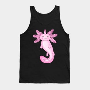 Unicorn axolotl Tank Top